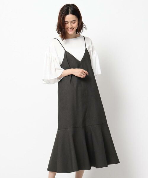 セール インディゴキャミワンピース ミニ丈 ひざ丈ワンピース The Shop Tk ザ ショップ ティーケー ファッション通販 タカシマヤファッションスクエア