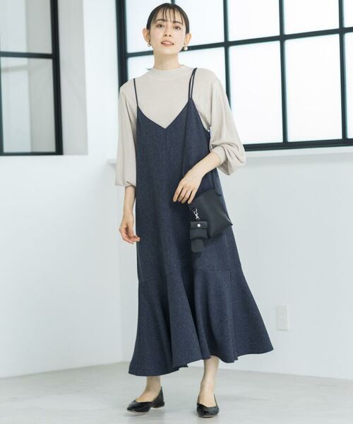 セール インディゴキャミワンピース ミニ丈 ひざ丈ワンピース The Shop Tk ザ ショップ ティーケー ファッション通販 タカシマヤファッションスクエア