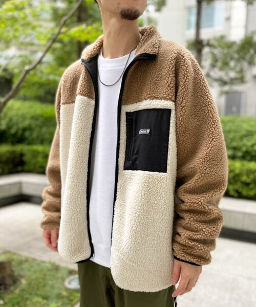 セール コールマン Coleman別注 ボアブルゾン レザーブルゾン ジャケット The Shop Tk ザ ショップ ティーケー ファッション通販 タカシマヤファッションスクエア