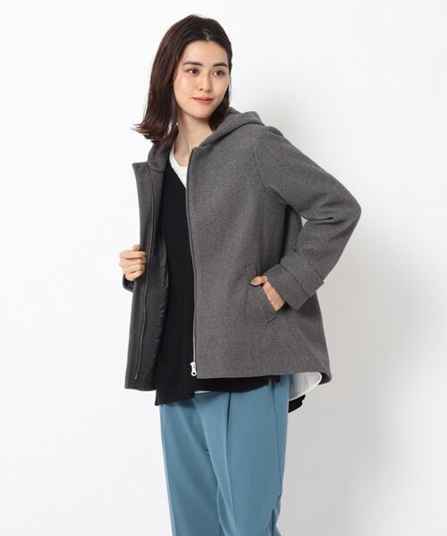セール】 【2WAY】フーデットショートコート （その他アウター）｜THE SHOP TK / ザ ショップ ティーケー ファッション通販  タカシマヤファッションスクエア