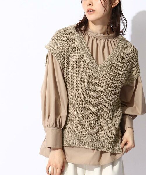 配色テープヤーンvベスト ベスト The Shop Tk ザ ショップ ティーケー ファッション通販 タカシマヤファッションスクエア