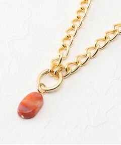 ◆【Nerine】天然石チェーンネックレス