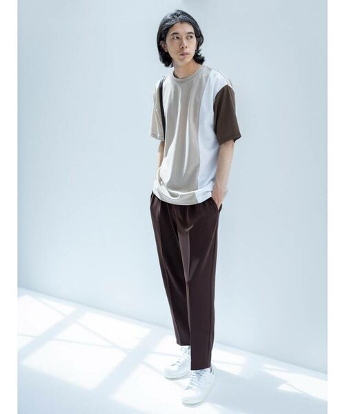 WYM LIDNM HALF ZIP LOOSE FIT TEE - その他