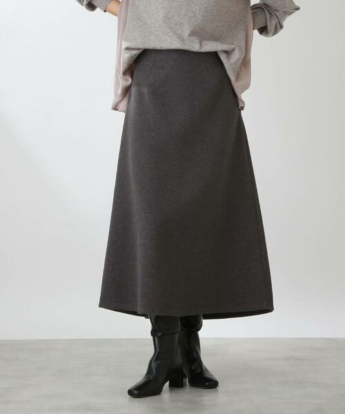 maxmara weekendジャージタフタロングフレアースカート | www