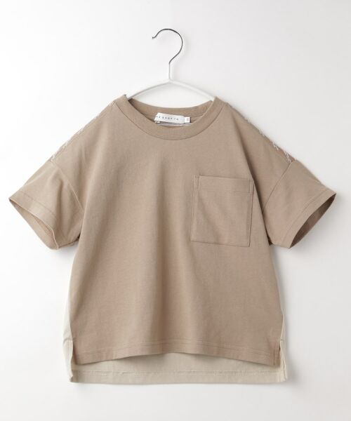 THE SHOP TK / ザ ショップ ティーケー Tシャツ | 【100-140】ストライプドッキングTシャツ | 詳細17