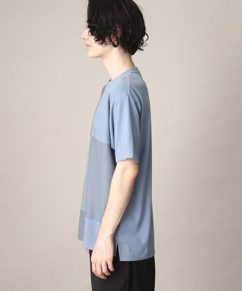 THE SHOP TK / ザ ショップ ティーケー Tシャツ | 異素材スクエアパネルブロッキングTシャツ | 詳細29