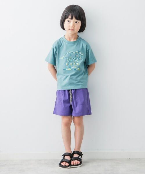 セール】 【100-140】恐竜刺繍Tシャツ （Tシャツ）｜THE SHOP TK / ザ