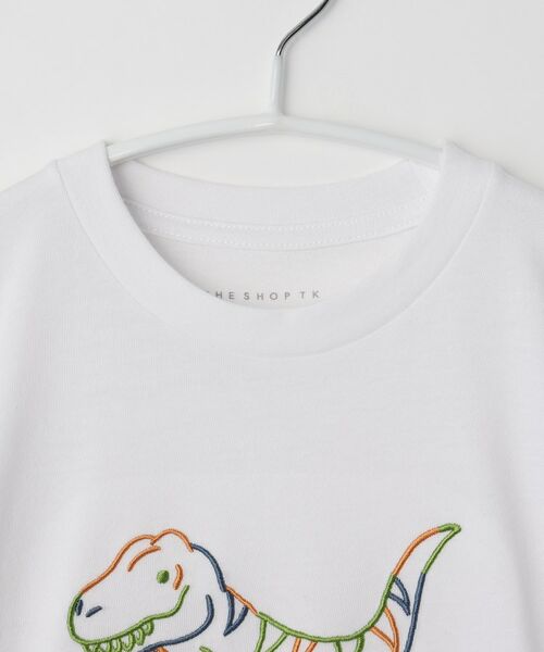 THE SHOP TK / ザ ショップ ティーケー Tシャツ | 【150-160】恐竜刺繍Tシャツ | 詳細3