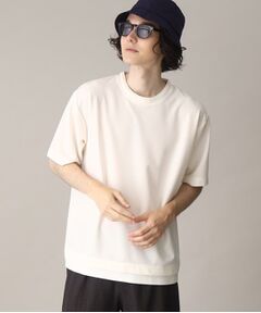 【梨地素材】アムンゼンフェイクレイヤードTシャツ