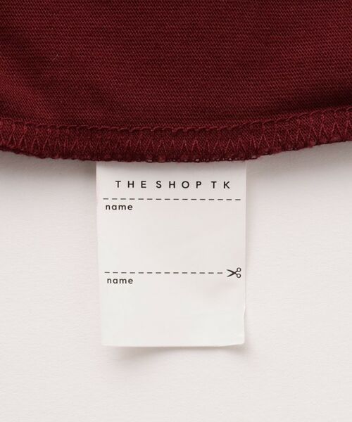 THE SHOP TK / ザ ショップ ティーケー Tシャツ | 【100-140】刺繍ロゴ七分Tシャツ | 詳細21