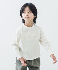 【100-140】ぷっくりロゴラウンドTシャツ