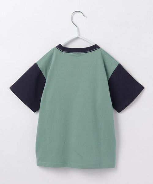 THE SHOP TK / ザ ショップ ティーケー Tシャツ | 【110-150】オーガビッツ配色コットンTシャツ | 詳細14