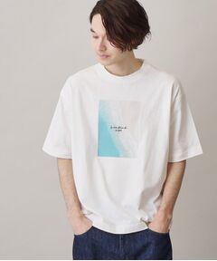 【サスティナブル素材】FRESH NATUREデザイン刺繍Tシャツ プリント