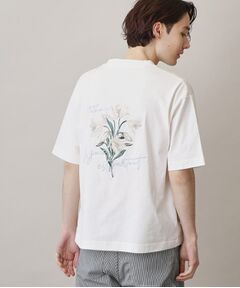 【サスティナブル素材】FRESH NATUREデザイン刺繍Tシャツ プリント