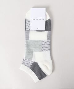 パッチワーク柄ショートSOX