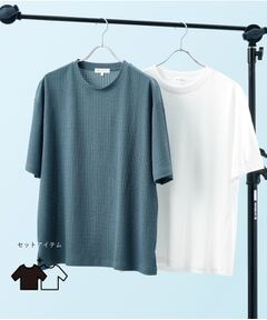 【インナーセットアイテム】シアージャカードアンサンブルTシャツ