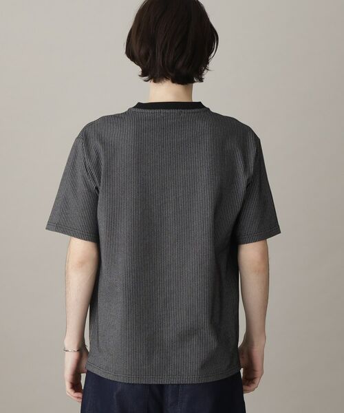 THE SHOP TK / ザ ショップ ティーケー Tシャツ | カットジャガード半袖Tシャツ | 詳細3