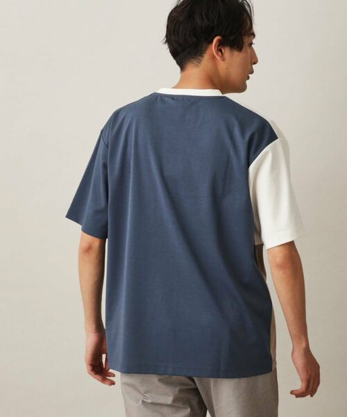 THE SHOP TK / ザ ショップ ティーケー カットソー | ポンチパネル半袖Tシャツ | 詳細7