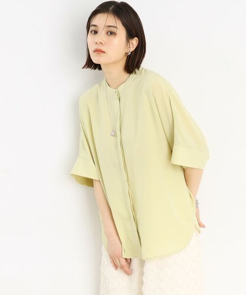 THE SHOP TK / ザ ショップ ティーケー シャツ・ブラウス | 【人気NO1／再登場／魅せる体型カバー服／洗える】ボイルドルマンブラウス | 詳細30