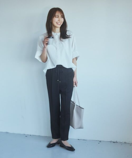 THE SHOP TK / ザ ショップ ティーケー シャツ・ブラウス | 【人気NO1／再登場／魅せる体型カバー服／洗える】ボイルドルマンブラウス | 詳細6