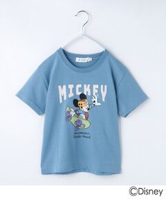 Disney/【110-150/親子リンク】プリント半袖Tシャツ