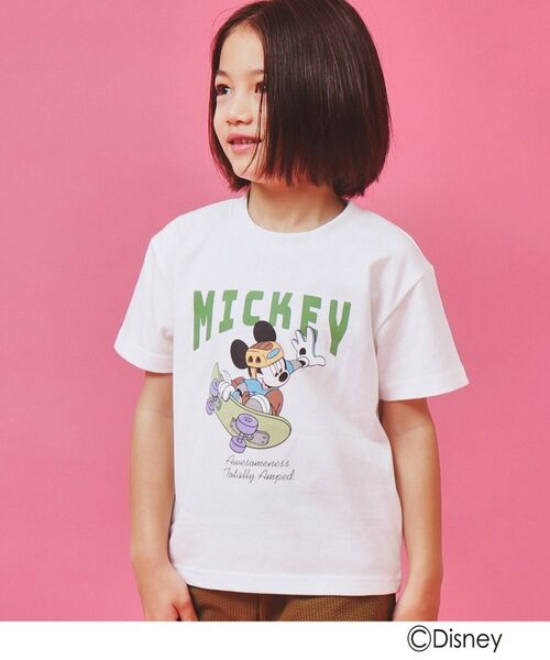 THE SHOP TK / ザ ショップ ティーケー Tシャツ | Disney/【110-150/親子リンク】プリント半袖Tシャツ | 詳細5