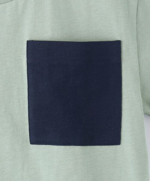 THE SHOP TK / ザ ショップ ティーケー Tシャツ | 【110－160】配色ポケットTEE | 詳細6
