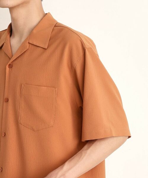 THE SHOP TK / ザ ショップ ティーケー Tシャツ | 楊柳オープンカラー半袖シャツ | 詳細5