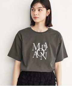 箔プリントロゴTシャツ【洗える】