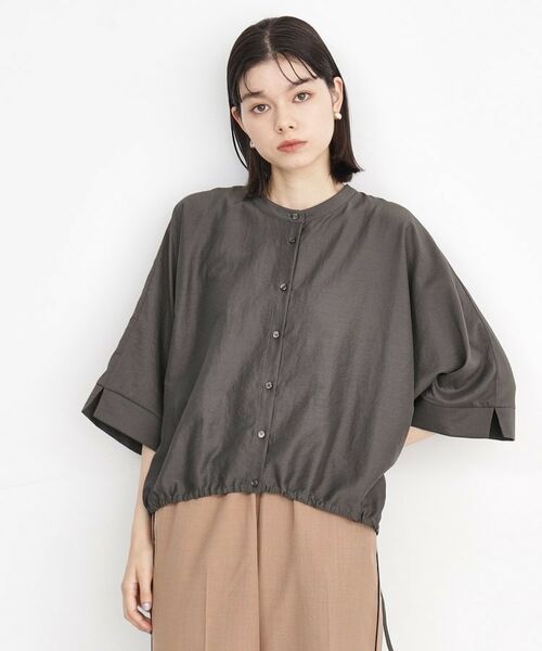 THE SHOP TK / ザ ショップ ティーケー シャツ・ブラウス | 【魅せる体形カバー服】ドロストドルマンブラウス/洗える | 詳細27