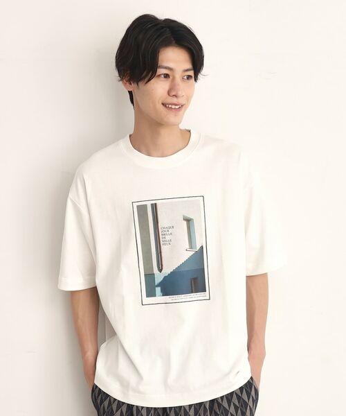 THE SHOP TK / ザ ショップ ティーケー Tシャツ | オーガニックコットンFrenchフォトTシャツ | 詳細4