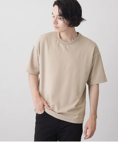 冷感ポンチステッチTシャツ 接触冷感／リラックスシルエット