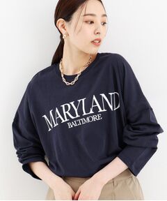 ルーズシルエットロゴTシャツ【洗える】