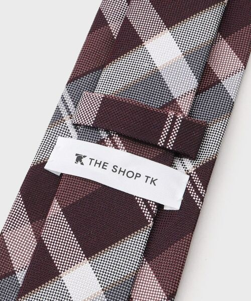 THE SHOP TK / ザ ショップ ティーケー ネクタイ | シルクチェックTIE | 詳細4