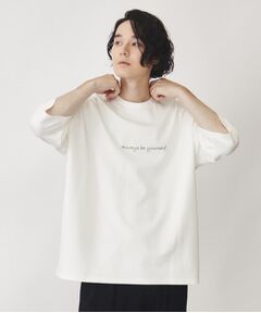 ポンチビッグシルエットプリントTシャツ