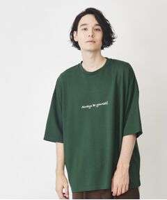 ポンチビッグシルエットプリントTシャツ