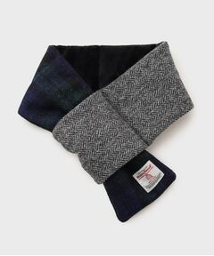 【HARRIS TWEED／ハリスツイード】中綿入り差込マフラー