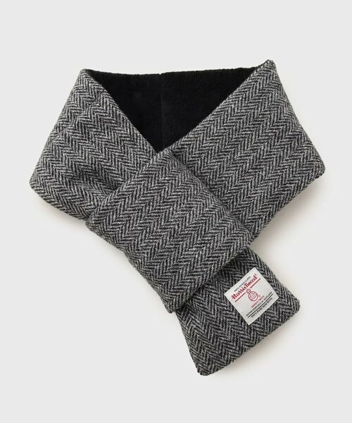 THE SHOP TK / ザ ショップ ティーケー マフラー・ショール・スヌード・ストール | 【HARRIS TWEED／ハリスツイード】中綿入り差込マフラー | 詳細1