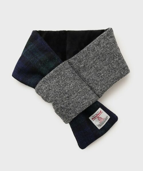 THE SHOP TK / ザ ショップ ティーケー マフラー・ショール・スヌード・ストール | 【HARRIS TWEED／ハリスツイード】中綿入り差込マフラー | 詳細8