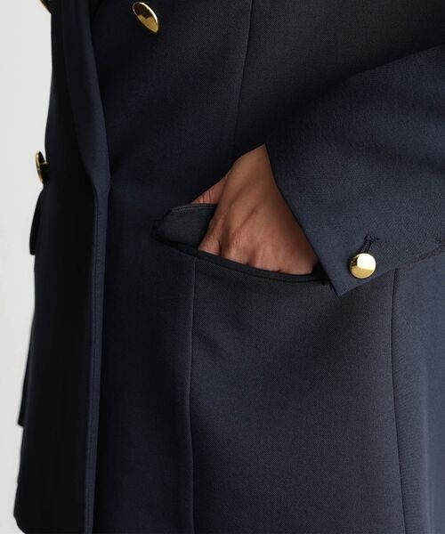THE SHOP TK / ザ ショップ ティーケー テーラードジャケット | 【ONOFF活躍／セレモニー／通勤】CAVIAN Wブレストジャケット／洗える | 詳細21