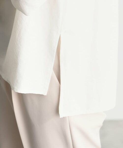 THE SHOP TK / ザ ショップ ティーケー シャツ・ブラウス | 【ONOFF活躍/セレモニー/通勤】ギャザーリボンタイブラウス/洗える | 詳細13