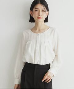 THE SHOP TK / ザ ショップ ティーケー シャツ・ブラウス | 【セレモニー/通勤】フロントタックブラウス