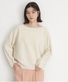 THE SHOP TK / ザ ショップ ティーケー ニット・セーター | ドルマン袖釦ニット【洗濯機OK】