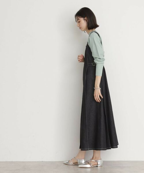 THE SHOP TK / ザ ショップ ティーケー ロング・マキシ丈ワンピース | デニムジャンスカ | 詳細2