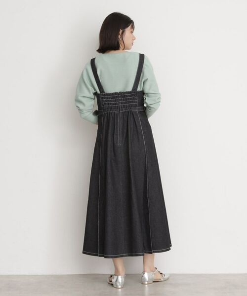 THE SHOP TK / ザ ショップ ティーケー ロング・マキシ丈ワンピース | デニムジャンスカ | 詳細3