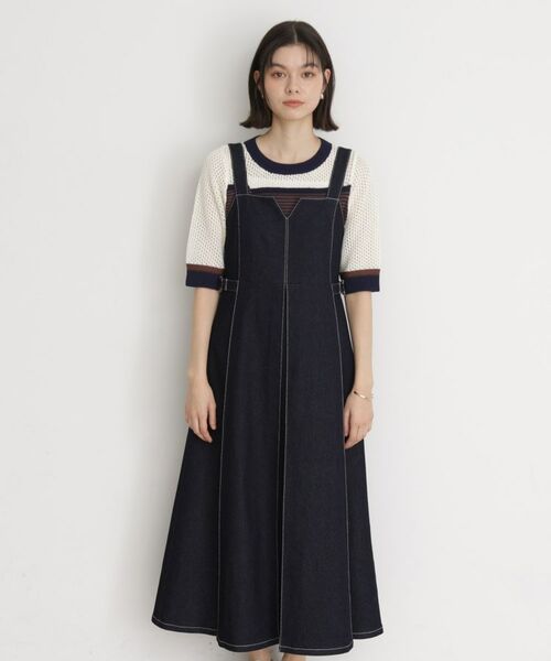 THE SHOP TK / ザ ショップ ティーケー ロング・マキシ丈ワンピース | デニムジャンスカ | 詳細9