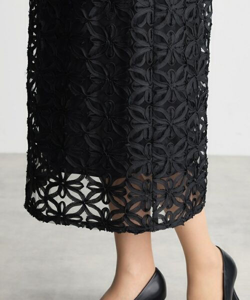 THE SHOP TK / ザ ショップ ティーケー スカート | 【ONOFF活躍／セレモニー】刺繍レーススカート／洗える | 詳細18