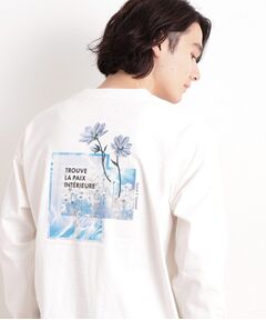 オーガニックコットンフォトプリントTシャツ