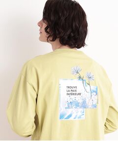 オーガニックコットンフォトプリントTシャツ