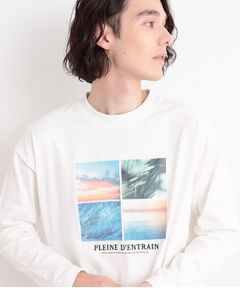 THE SHOP TK / ザ ショップ ティーケー Tシャツ | オーガニックコットンフォトプリントTシャツ